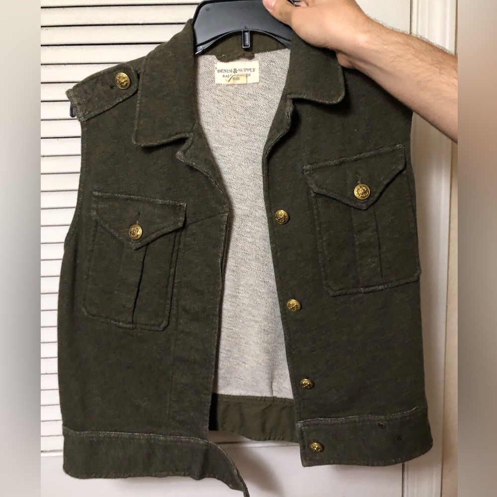 Denim and Supply Ralph Lauren Green Vest